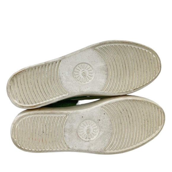 UGG Zilo Platform Women's Green Glitter Sneakers - Picture 15 of 16